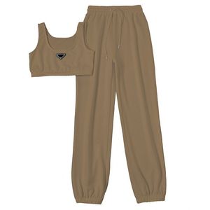 Parda femmes survêtements pantalons empilés Prad pantalons de survêtement survêtements sport décontracté cordon pantalon dames créateur de mode Parada vêtements 8809