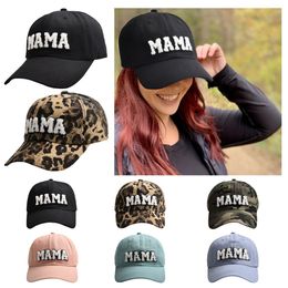 Party Hoeden Ouder-kind Baseball Cap MAMA Hoed voor Vrouwen MINI Zonneklep voor Jongen Meisjes Geborduurde Letters gewassen Cap