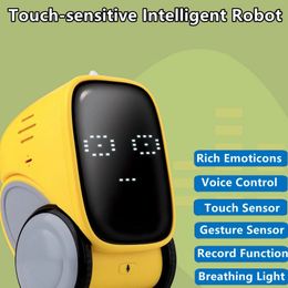 Ouder-kind interactie Spraakbesturing Robot Elektronisch Kinderen Muziek Dansopname Ademlicht Intelligent Touch Sensor Toy