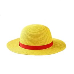 Traje de sombrero para el sol Parentchild de paja de una pieza 240326