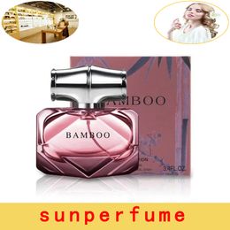 Parfum Perfume Designer Femmes Bamboo 75 ml Classic Lady Eau de Parfum Spray corporel 3.4fl.oz Navire rapide