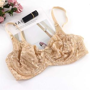 PariFairy Women \ 's Lace Underwire Minimizer Bra Ropa interior sexy Bras para mujeres Bralette Lace Bra Lencería Íntimos Soutien Gorge 211110