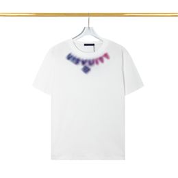 París 23FW cuello cepillo de dientes bordado camiseta Skateboard hombres camiseta mujer calle Casual Camiseta de algodón
