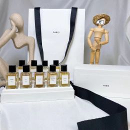 Paris Brand Perfume 10ml 9piece Set Eau De Parfum Neutral Fragrance Long Lasting Good Smell EDP Man Women Travel Spray 9 in 1 Cologne Sample Gift Box Kit