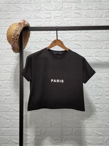 Parijs merk vrouw shirts kleding vrouwen tops dames T-shirt crop top tee designer kleding tshirt katoen korte mouw letter print mode 20ss zomer trui 1450