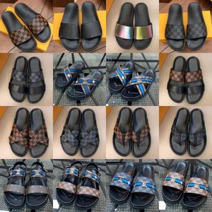 Parijs koeienhuid pantoffels luxe designer schoenen mode heren sandalen zomer outdoor strandschoenen antislip ademende vrijetijdsschoenen klassieke print comfortabele platte schoenen