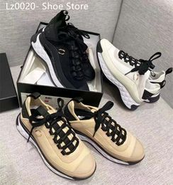 Parijs designerschoenen luxe merk dames sportloopschoenen casual sportschoenen met veters 100% kalfsleer nylon reflecterend CCity sdfsf bladerdeeg modeontwerperschoenen tn