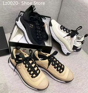 Parijs designerschoenen luxe merk dames sportloopschoenen casual sportschoenen met veters 100% kalfsleer nylon reflecterend CCity sdfsf bladerdeeg modeontwerperschoenen tn