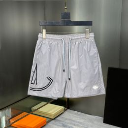 Designador de parís Shorts Luxury Mens Swim Short Clásico Diseño de bordado en relieve 3D Cortos cortos de jogging Capaz de secado Nylon Short Man Beach Pants M-XXXL