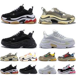 Baskets de sport Paris Designer Triple-S Triple noir blanc rouge Gris Blanc des hommes chaussures de course femmes taille 36-45