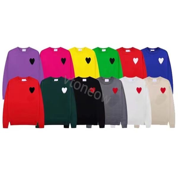 Paris Designer Sweater Femmes Sweat à capuche Mâle et féminin Sweater de qualité à capuche Broided rouge Love hiver Round Coule de cou Black Couple Sweatshirts