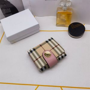 Paris Designer portefeuille réseau en cuir Purse de serrure matérielle de serrure de portefeuille portefeuille portefeuille Mini porte-carte de carte de pochette