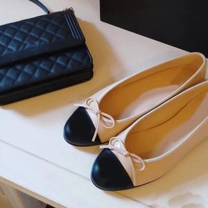 Paris designer dames balletschoenen luxe zachte schapenvacht platte casual schoenen comfortabele high-end mode sfeer eu35-40