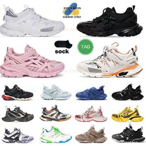 Paris Fashion Quality Designer Track LED 3.0 2.0 Baskets Pistes LED 3XL Paris Triple S Italie Entraîneur de plate-forme de marque Full Black Glow Runners Chaussures unisexes