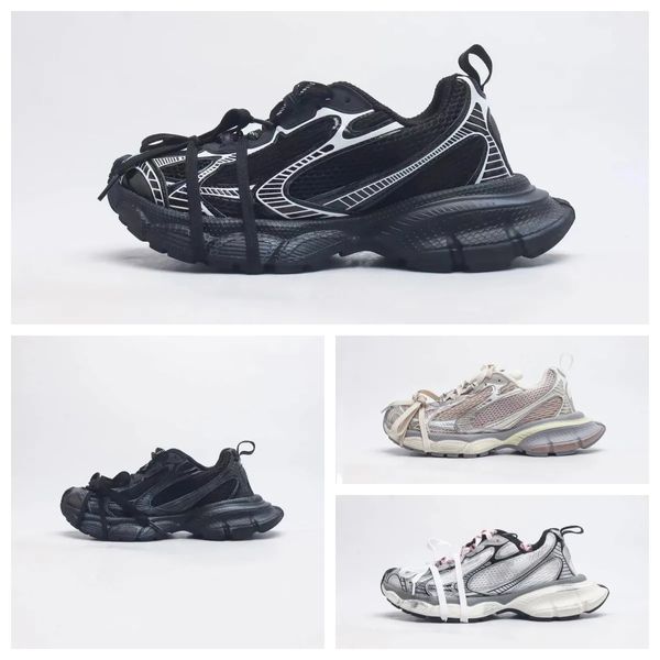 Paris mode romantique neuf générations de chaussures papa hipster réseau tissu pour faire vieux coussin d'air chaussures de couple à faible aide chaussures de sport décontractées