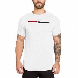 Paris Fi Extra Lg camiseta de manga corta para hombre Cott Casual camisetas deportivas camisetas musculosas ropa de gimnasio Fitn entrenamiento camiseta a1t6 #