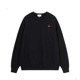 Paris Sweat à capuche De Coeur Mode Pull À Capuchon De Qualité Brodé Rouge Amour Hiver Cou Jumper Couple Sweatshirts Zbxhup4a