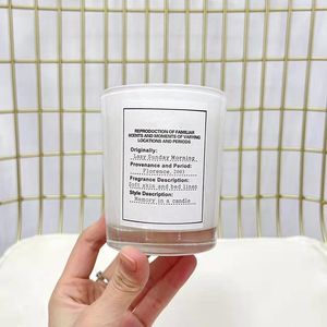 Paris Maisonmagiela Perfume Candle 165g paresseux dimanche matin bougie Parfum Bougies parfumées