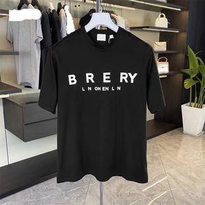 Parijs Heren T-shirt Europa Frankrijk Luxe Alfabet Grafisch Gedrukt Logo Mode Heren T-shirt met korte mouwen BB Kleding voor dames Casual katoenen T-shirt