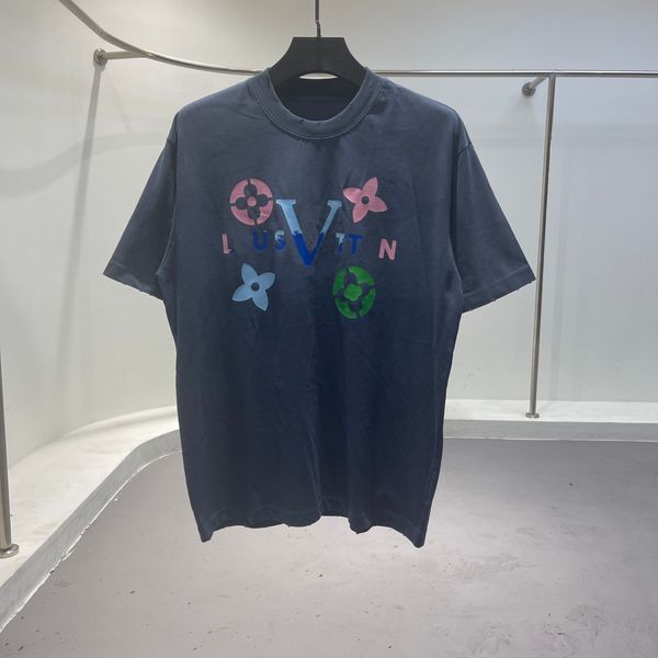 Camiseta de París para hombre Europa Francia Alfabeto de lujo Logotipo impreso Moda Hip Hop para hombre Camiseta holgada de manga corta Camiseta de algodón informal para mujer Polo # 38