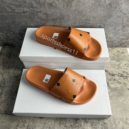 2023 Hommes Femmes Pantoufles En Cuir Maison Pantoufle Blooms Géranium Noir Oran Sandales Chaussures Munich M Femme Tongs De Luxe Pantoufles Sandales D'été Diapositives Mix Styles