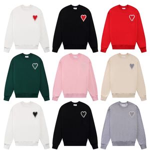 Paris Mens sweat à capuche sweat à capuche femme col rond broderie amour y2k sweat à capuche mode option multicolore