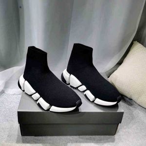 Paris SPEED2.0 Hommes Femmes Casual Chaussures Haute Qualité 3D Amoureux Du Tricot Chaussettes Designer De Chaussures À Semelle Épaisse Mode Polyvalent Running Sneakers