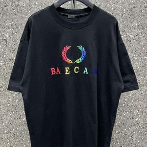 Paris T-shirt Balanciagas T-shirt Marque de mode Designer T-shirts pour hommes T-shirts de créateurs célèbres Coton Minuscules 2B Imprimer Lettre Timbre Mode Sports Hip-Hop Chemise 8223