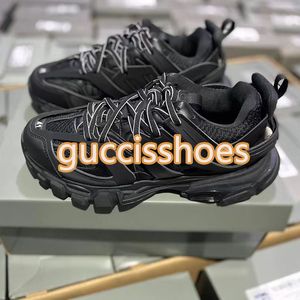 NOUVEAU Paris Track 3 3.0 Chaussures de créateur Chaussures de marque de luxe blanc noir Baskets Tess.s. Chaussures imprimées en nylon et en cuir Gomma