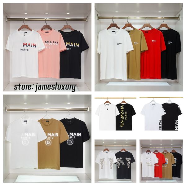 Paris Tshirt Men Streetwear Main Mens Tops Men T-shirts Femmes Designer Mens Tshirt T-shirt Tee Shirt Designer Vêtements Men Vêtements pour hommes Vêtements d'été Vêtements pour femmes