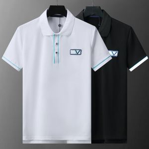 Park Polo Quick Drying Sports Polo Shirt Custom Design Company Brand Print Borduurwerk Ademend Rapel Korte mouw klassieke jas