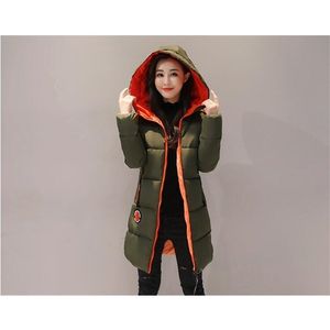 Parka Femmes Nouveau Hiver Doudoune Femmes Manteau Long Vtements Capuchon Femme Parka Pais Coton Rembourr Femme de Base 210819