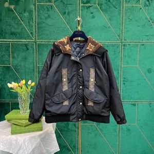 Parkas Designer Cotton Jacket met klassieke modekap fit veelzijdige bovenlichaam unisex