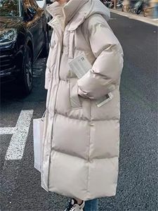 Parka's Eotvotee Pufferjack voor dames Herfst Winter 2022 Nieuwe dikkere warme jassen met capuchon Oversized Casual Koreaanse mode Uitloper