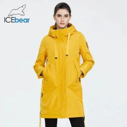 Parkas ICEbear 2023 nouveau manteau d'automne pour femmes avec capuche tenue décontracté qualité mode automne parka marque vêtements GWC20035D