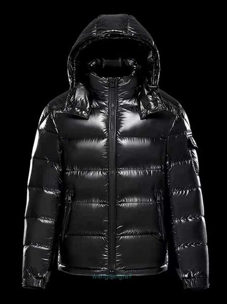 Parkas Hommes Designer Hiver Monc Puffer Court Brillant Veste À Capuchon Couple Élégant Polyvalent Costume De Pain Manteaux De Couleur Unie Pour Et Femmes MMz4