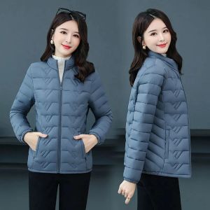 Parkas Veste d'hiver pour femme, Parka courte et ample, épaisse, en coton rembourré, manteau de neige, vêtements d'extérieur, nouvelle mode coréenne, 2021