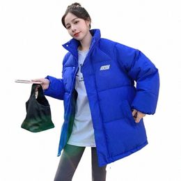 Parkas mujeres 2022 invierno nuevo fi suelto casual estudiante pan abrigo ropa femenina lg cálido abajo cott chaqueta acolchada m20d #
