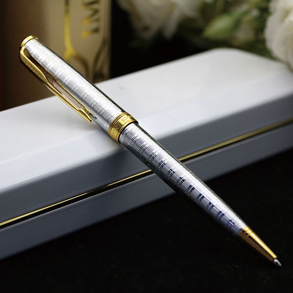 bolígrafo Sonnet gold Matel material escolar Bolígrafos de regalo para escribir Suministros de oficina Business kawaii caneta