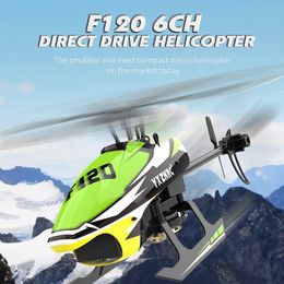 Parkten 20 24g RC Helicopter 6CH 6Axis Gyro 3d6g Double drone arobatique à moteur sans balais pour jouets adultes 240517