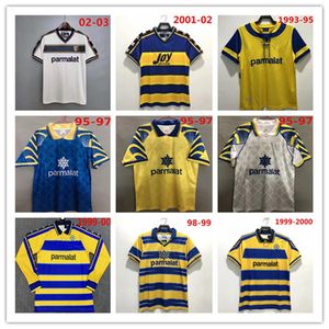 Parma Retro shirt 1998 95 97 99 2000 01 02 03 BAGGIO CRESPO CANNAVARO Vintage voetbalshirt STOICHKOV THURAM klassiek shirt