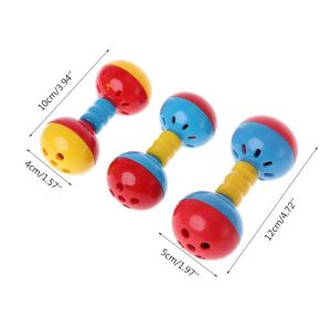 Perrot Rattle Bells Toys Oiseaux à mastication