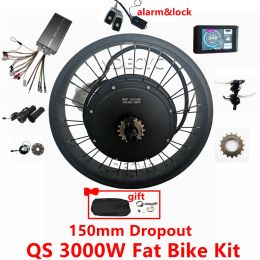 Deel 150 mm uitval QS205 50H 4872V 3000W achterwielmotor elektrische vetfietskit elektrische vetfietsconversiekit fit super73