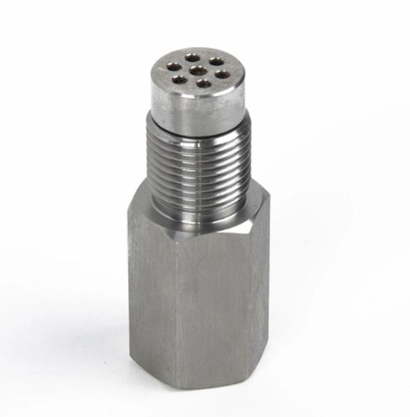 Pièce universelle en acier inoxydable SS304, voyant de contrôle du moteur CEL, mini catalyseur, capteur d'o2, adaptateur d'espacement M18x1, 5, 1 pièce