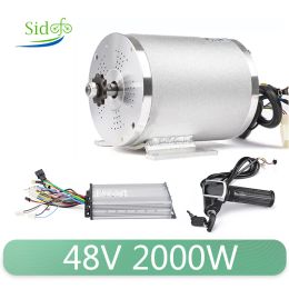 Partie 48V 2000W Motor de moteur électrique Contrôleur Contrôleur LCD EBIKE Electric Bicycle Scooter Motorcycle Ebike Conversion Kit de conversion