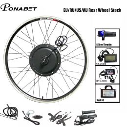 Partie Kit de conversion Ebike Kit électrique moteur de moteur à moteur arrière 20 24 26 "27,5er 28 29 pouces 700c 36V 250W 48V 1000W 1500W E vélo