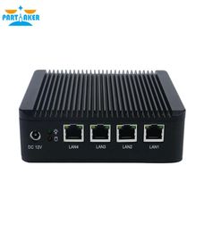 Partaker – mini pc j1900 quad core, serveur domestique, processeur 4 intel lan, pare-feu, routeur vpn, compatible linux pfsense OS et 3G4G8677565