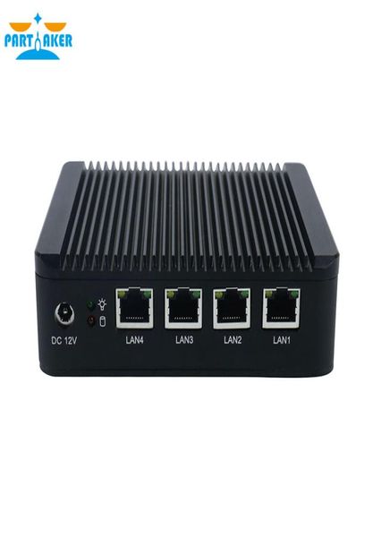 Partaker Home Server Mini PC J1900 Quad Core CPU 4 Intel LAN Firewall VPN ROUTER ROUTER Linux Pfsense OS et 3G4G4651273