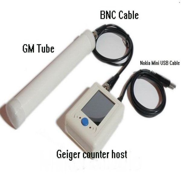 Freehipping Particle Geiger Counter Digital Nuclear Radiation Detector Radioactive Particles Detector + USB + BNC Cable + GM Tube