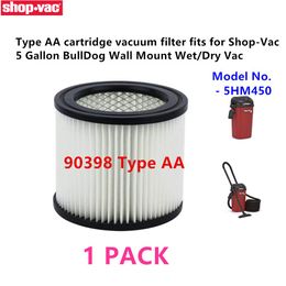 Onderdelen 1 PCS 90398 Type AA Cartridge Vacuümfilter Past voor Shopvac 5 Gallon Bulldog Wandbevestiging Wet/Dry Vac 5HM450